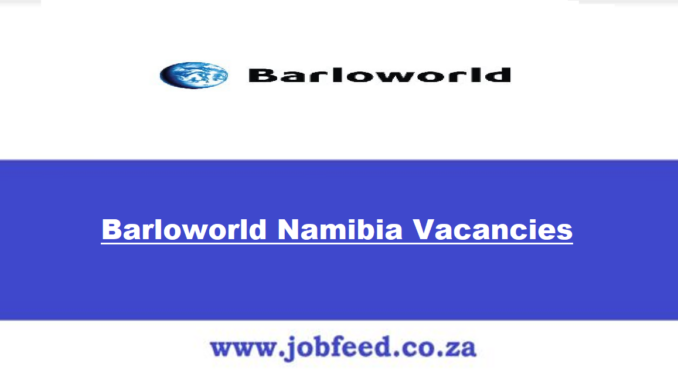 Barloworld Vacancies