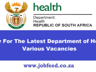 Department of Health Vacancies