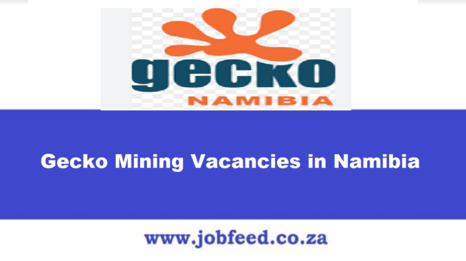 Gecko Mining Vacancies