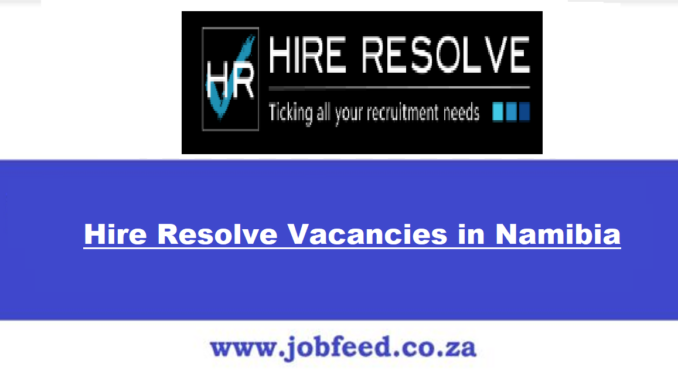 Hire Resolve Vacancies