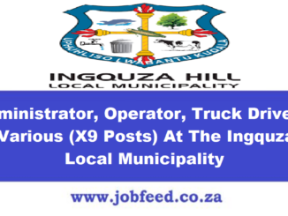 Ingquza Hill Local Municipality Vacancies