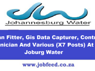 Joburg Water Vacancies