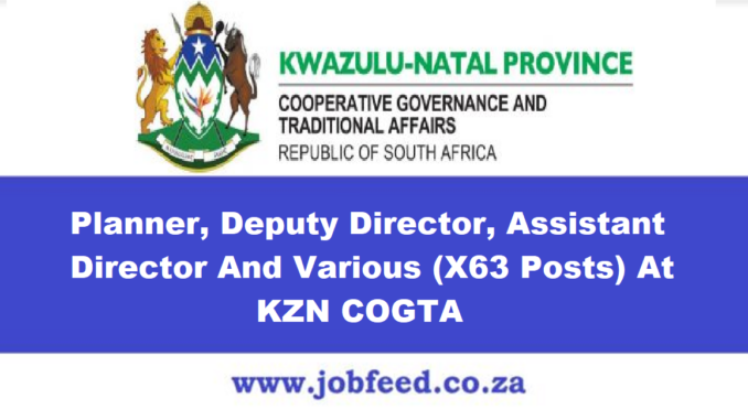 KZN COGTA Vacancies