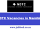 NDTC Vacancies in Namibia