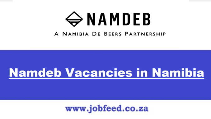 Namdeb Vacancies