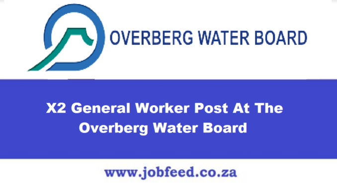 Overberg Water Board Vacancies