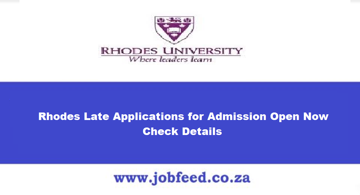 Rhodes Late Applications for Admission 2025/2025 Open Now Check Details