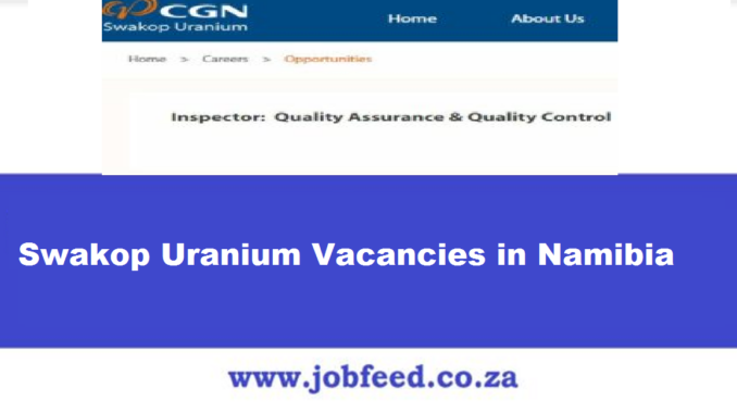Swakop Uranium Vacancies
