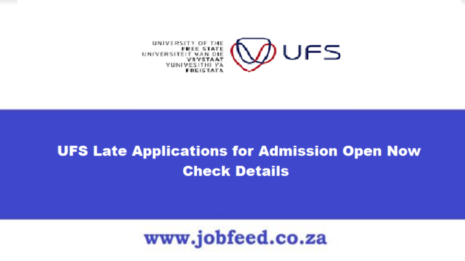 UFS Late Applications