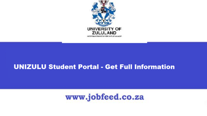 UNIZULU Student Portal login