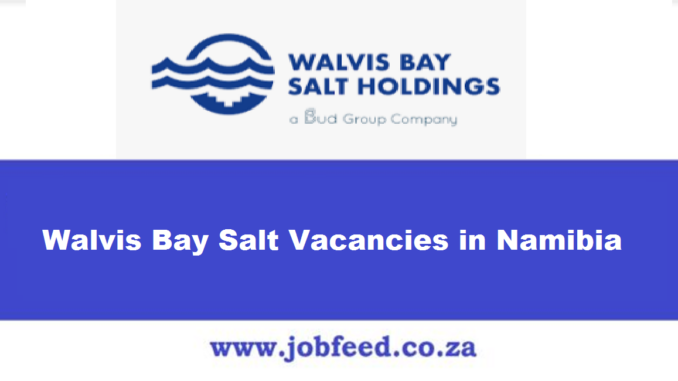 Walvis Bay Salt Vacancies