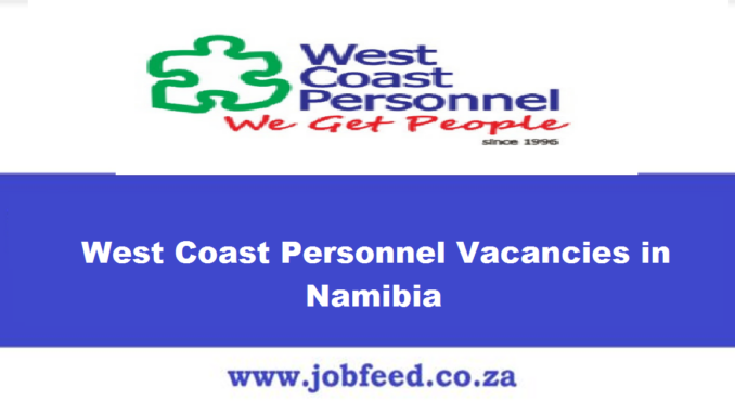 West Coast Personnel Vacancies