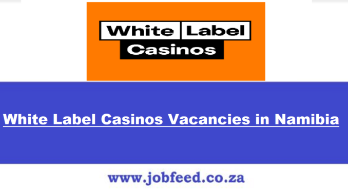 White Label Casinos Vacancies