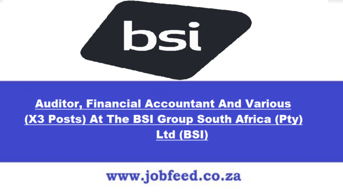 BSI Vacancies