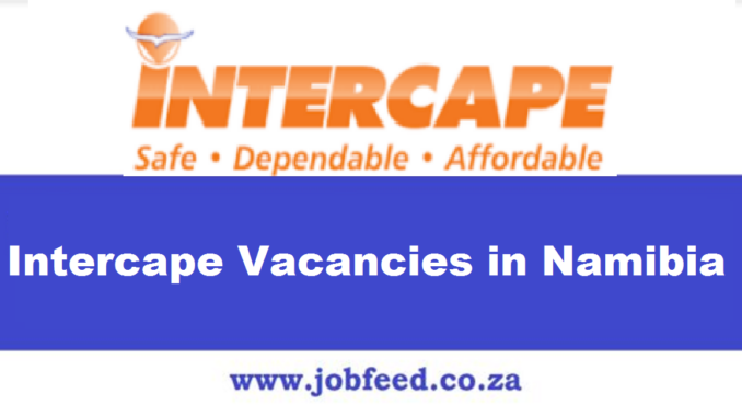 Intercape Vacancies