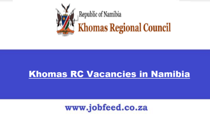 Khomas RC Vacancies