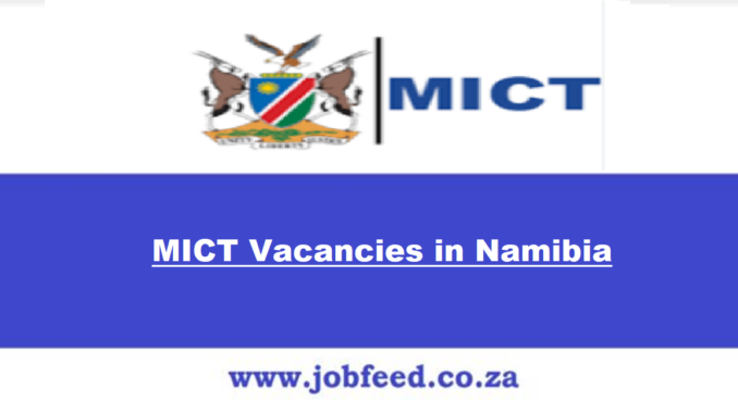MICT Vacancies