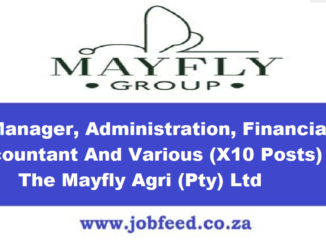 Mayfly Agri (Pty) Ltd Vacancies