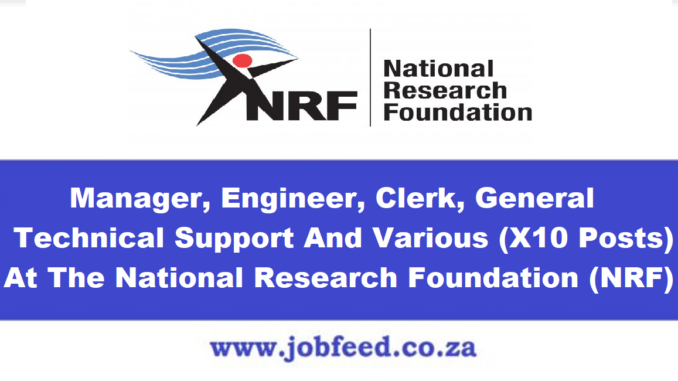 NRF Vacancies