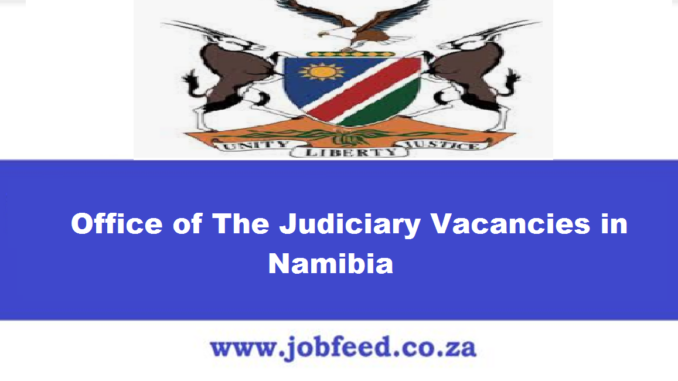 Office of The Judiciary Vacancies