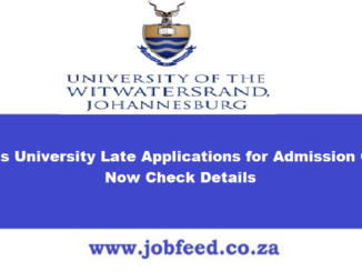 Wits University Late Applications
