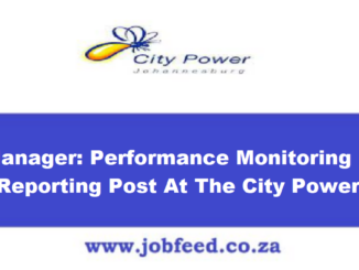 City Power Vacancies