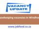 Housekeeping vacancies in Windhoek Namibia