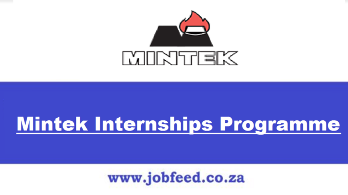 Mintek Internships Programme