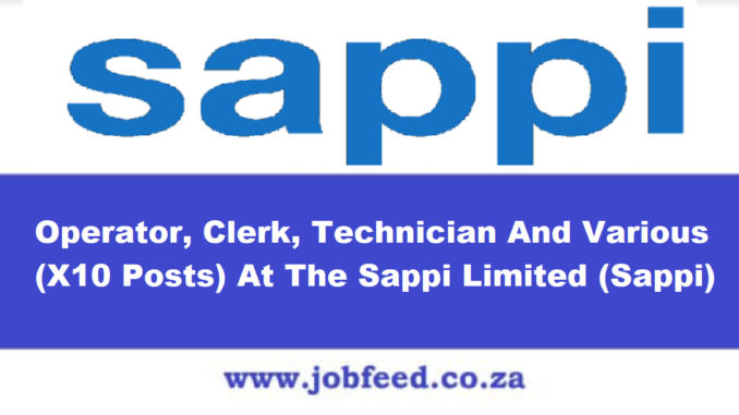 Sappi Vacancies
