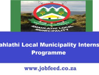 Amahlathi Local Municipality Internships Programme