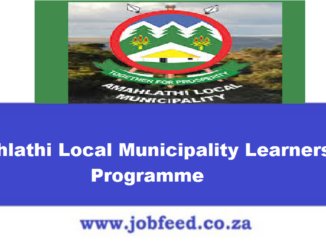 Amahlathi Local Municipality Learnerships Programme
