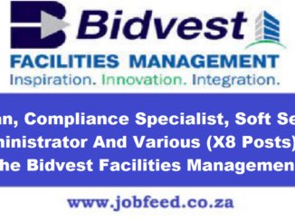 Bidvest Facilities Management Vacancies