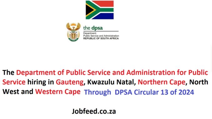 DPSA Circular 13 of 2024 logo