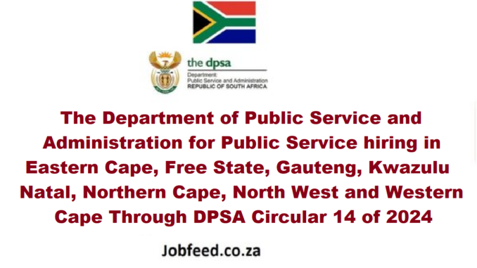 DPSA Circular 14 of 2024 Logo