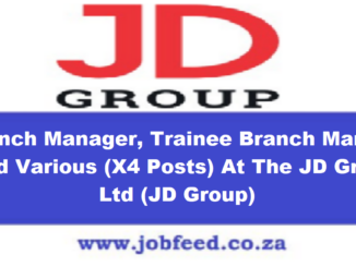 JD Group Vacancies