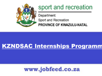KZNDSAC Internships Programme