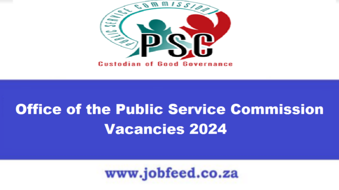 Office of the Public Service Commission Vacancies