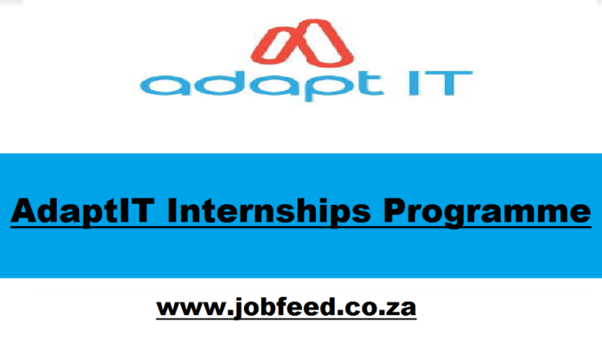 AdaptIT Internships Programme