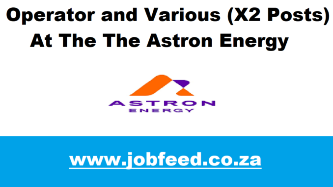 Astron Energy Vacancies