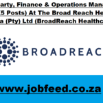 BroadReach Healthcare Vacancies