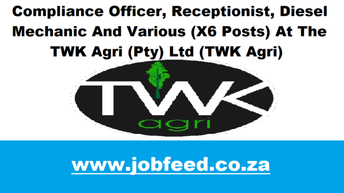 TWK Agri Vacancies