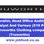 Truworths Vacancies