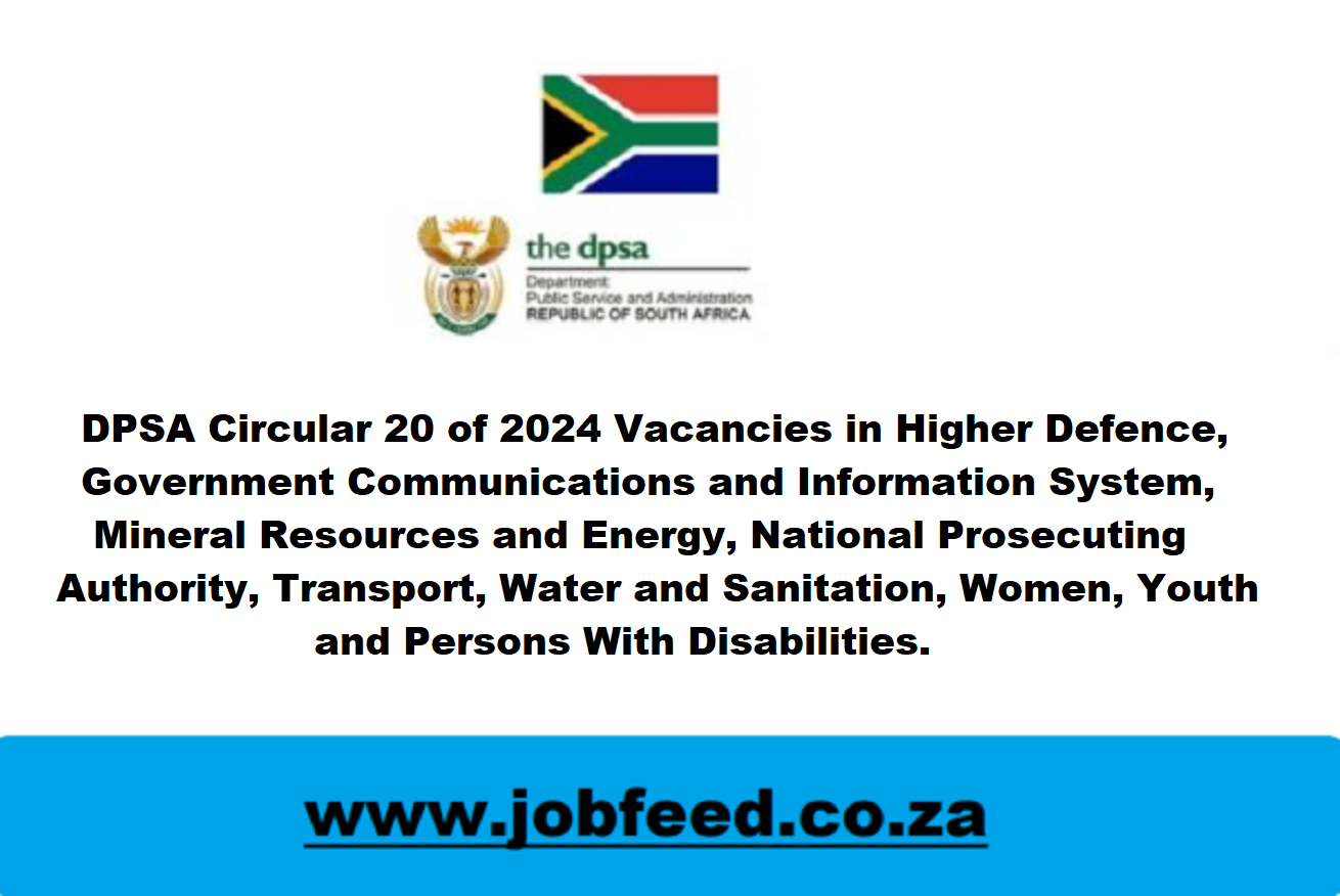 DPSA Circular 20 of 2024 Released on 07 June 2024 PDF Download