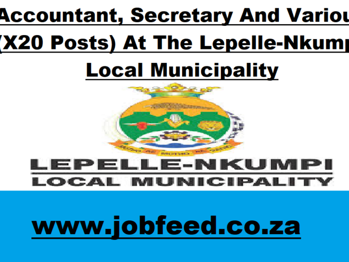Municipality Vacancies 2024 » Jobfeed.co.za