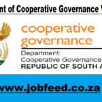 Department of Cooperative Governance Vacancies
