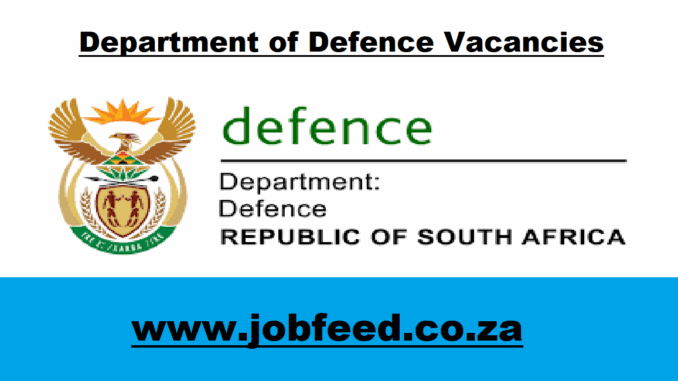 Department of Defence Vacancies Department of Defence Vacancies