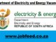 Department of Electricity and Energy Vacancies