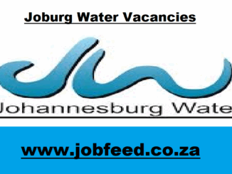 Joburg Water Vacancies