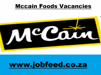 Mccain Foods Vacancies