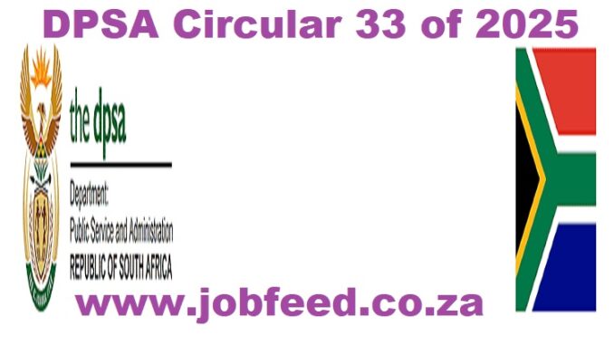 DPSA Circular 33 of 20256 DPSA Circular 33 of 20256
